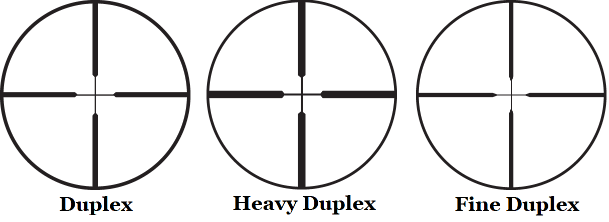 Different Duplex Reticles